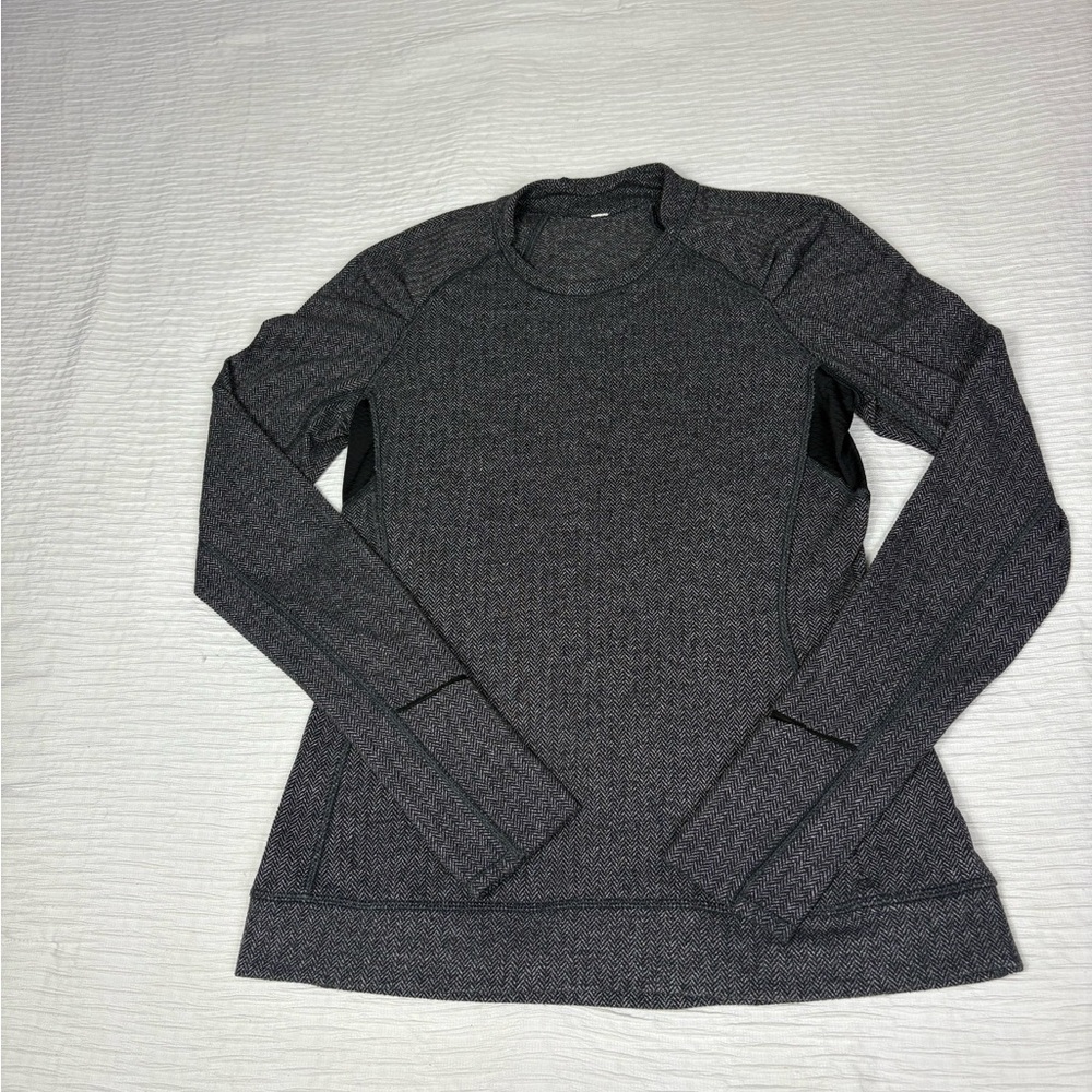 lululemon athletica Charcoal Long Sleeve Top